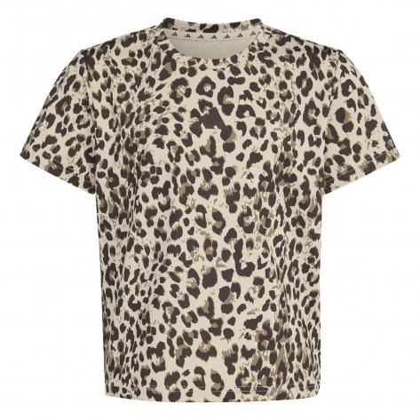 adidas Mädchen T-Shirt Seasonal Animal Print Sport KC7223 164 Crystal Linen/Khaki Six/Brown | 164