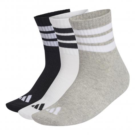 adidas Socken 3-Stripes Cushioned Mid 3P 