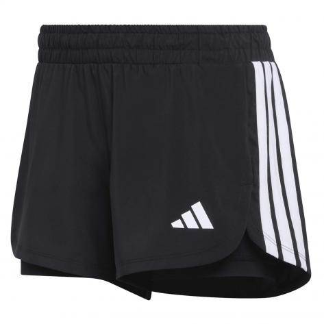 adidas Damen Short Pacer Workout Woven 2in1 