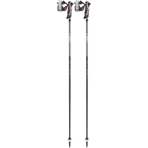 Leki Skistöcke Carbon 14 3D 65367901 115 cm Black-Dk Anthracite-Bright Red | 115