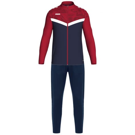 Jako Kinder Polyesteranzug Iconic M9124-901 116 marine/chili rot | 116