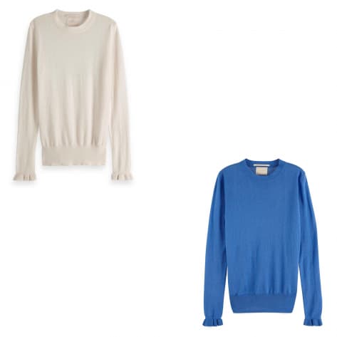 Maison Scotch Damen Pullover Cashmere Blend Crew Neck 150240 