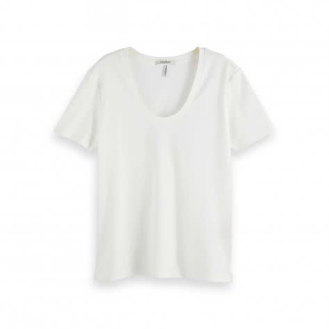 Maison Scotch Damen T-Shirt Mesmerized Jersey 156196 