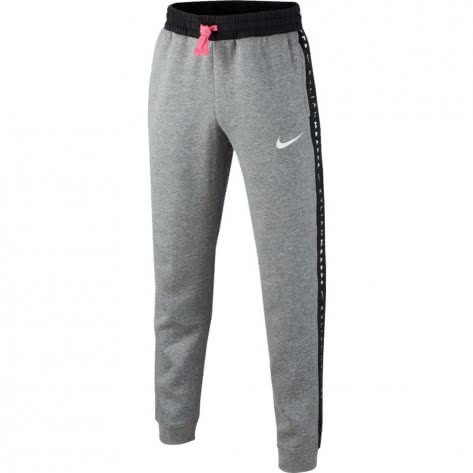 Nike Jungen Trainingshose Fleece Soccer Pant CK5567-091 128-137 Carbon Heather/Black/White | 128-137