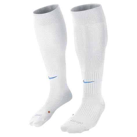 Nike Stutzen Classic II Cushion OTC Football Sock SX5728-101 42-46 White/Royal Blue | 42-46