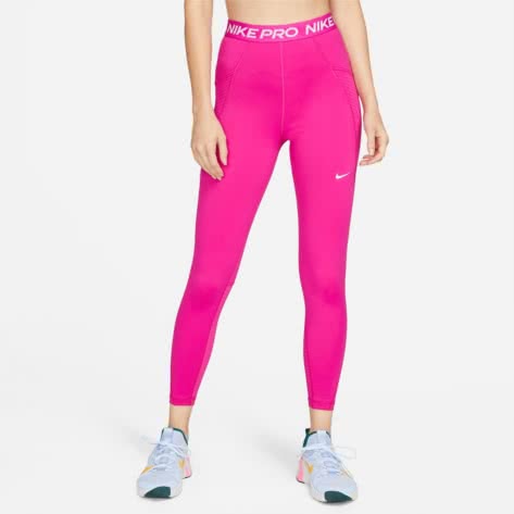 Nike Damen Tight Pro Dri-FIT DM6936-621 S Active Pink/White | S