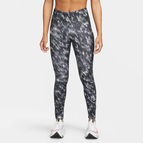 Nike Damen Lauftight Dri-FIT Fast Mid-Rise DM7318-010 S Black/Dk Smoke Grey | S