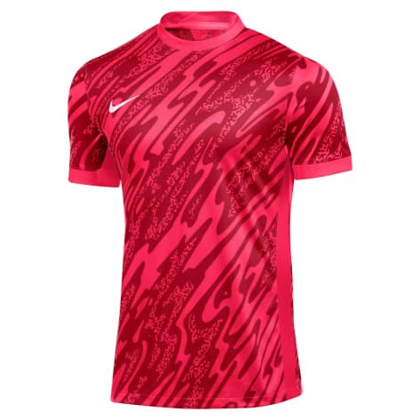 Nike Herren Torwarttrikot Dri-Fit GARDIEN V GK JSY SS FD7482-644 M Laser Crimson/University Red/White | M