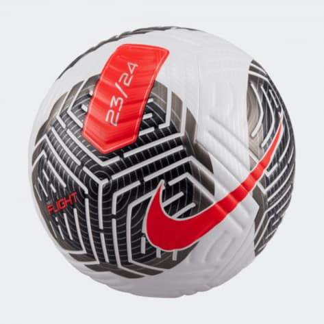 Nike Fussball NK Flight Ball FB2901-100 5 White/Black/Bright Crimson | 5
