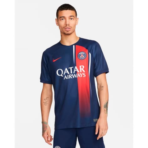 Nike Herren Paris Saint-Germain Trikot 2023/24 DX2694-411 S Midnight Navy/University Red | S