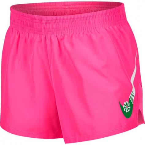 Nike Damen Laufshort Icon Clash 10K Short GX CU3079-639 XL Hyper Pink/Lucky Green | XL