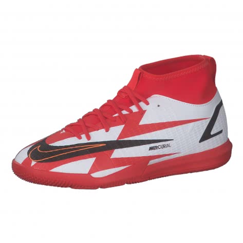 Nike Kinder Fussballschuhe Jr. Mercurial Superfly 8 Academy CR7 IC DB2676-600 32 Chile Red/Black-White-Orange | 32