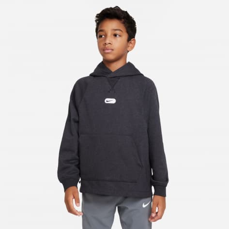 Nike Jungen Kapuzenpullover Dri-FIT Athletics Big Kid DX5374-010 137-147 Black/Htr/White | 137-147