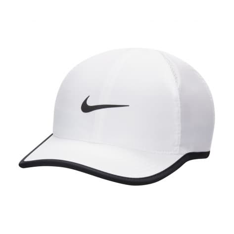 Nike Kinder Kappe Dri-FIT Unstructed Featherlight Cap FB5062-100 White/Black | One size