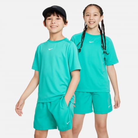 Nike Kinder T-Shirt Big Kids Dri-FIT Training Top DX5380-317 128-137 Clear Jade II/White | 128-137
