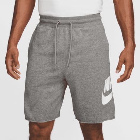 Nike Herren Short Nike Club Alumni FT Short FQ4950-063 M Dk Grey Heather/Lt Smoke Grey | M