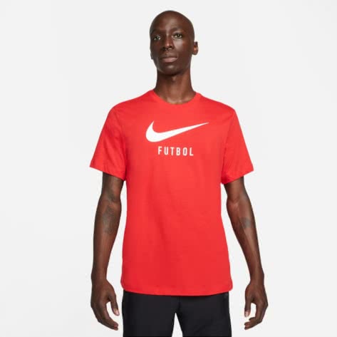 Nike Herren T-Shirt Soccer Shirt DH3890-658 S University Red/White | S
