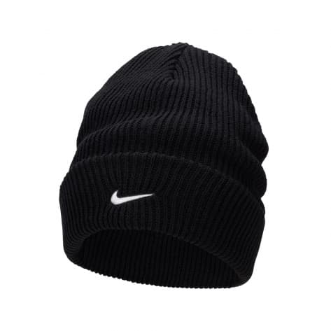Nike Mütze Peak Tall Cuff Swoosh Beanie FB6529-010 Black/White | One size