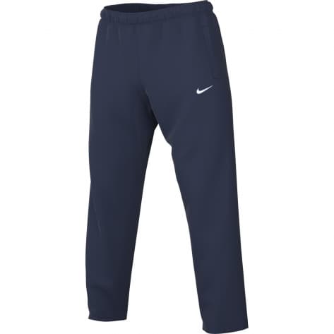 Nike Herren Trainingshose Club Fleece Open Hem Swoosh Pants 611458-410 S Midnight Navy | S