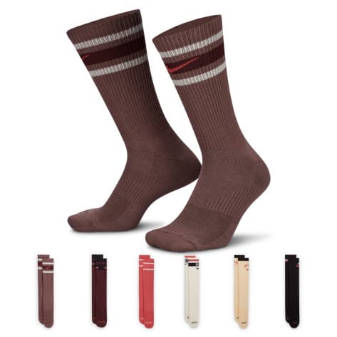 Nike Unisex Sportsocken Everyday Plus Cushioned Crew 6PR DX7670-909 34-38 Multi Color3 | 34-38