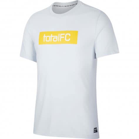 Nike Herren T-Shirt Nike F.C. Dry Tee Seasonal Graphic CD0167-043 S Pure Platinum | S