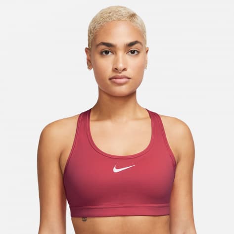 Nike Damen Sport BH Swoosh Medium Support DX6821-648 XL LT Fusion/Red/White | XL