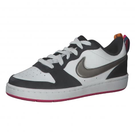 Nike Kinder Sneaker Court Borough Low 2 SE DJ0040-100 35.5 Summit White/Mtlc Pewter-Off Noir | 35.5