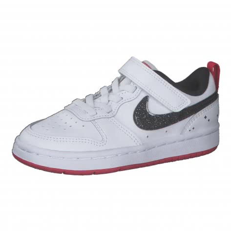 Nike Kinder Sneaker Court Borough Low 2 SE DM0111-100 27.5 White/Black/Very Berry | 27.5