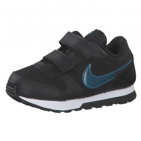 Nike Mädchen Sneaker MD Runner 2 BBY DRGN (TDV) CQ4013-001 21 Black/Blue Hero-Anthracite-Aurora Green | 21