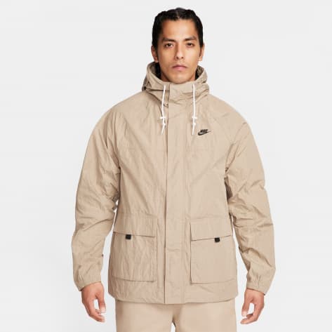 Nike Herren Regenjacke Club Bowline Jacket FN3108-247 L Khaki/Black | L