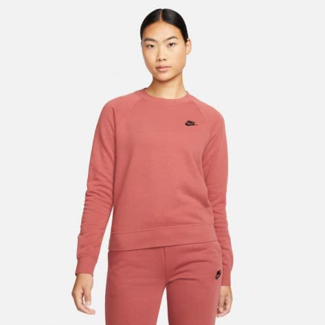 Nike Damen Sweatshirt Sportswear Essentials Fleece DX2318-691 XL Canyon Rust/Black | XL