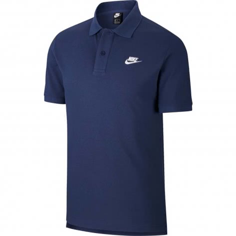 Nike Herren Poloshirt NSW CE Polo Matchup CJ4456-410 S Midnight Navy/White | S