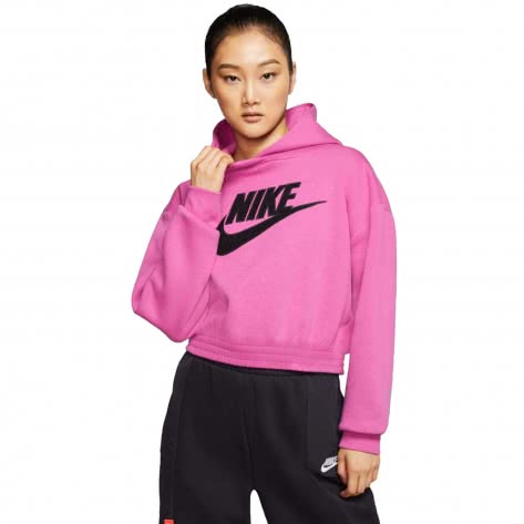 Nike Damen Kapuzenpullover NSW ICN Clsh Fleece Hoodie CJ2034-691 XL Cosmic Fuchsia | XL