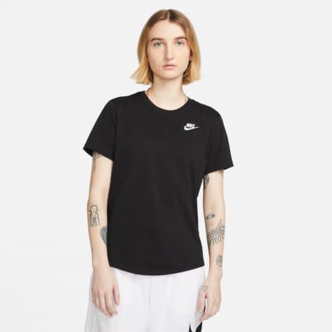 Nike Damen T-Shirt Sportswear Club Essentials DX7902-010 L Black | L