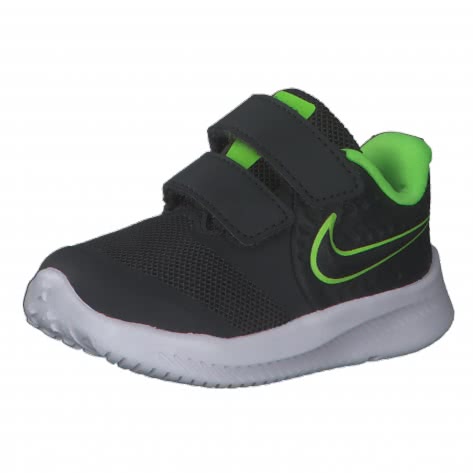 Nike Kinder Laufschuhe Star Runner 2  AT1803-004 18.5 Anthracite/Electric Green-White | 18.5