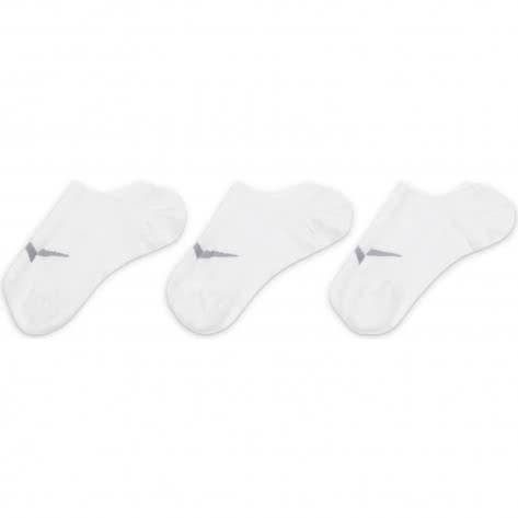 Nike Damen Socken 3-er Pack Lightweight Train No-Show SX5277-101 34-38 White/Wolf Grey 2 | 34-38