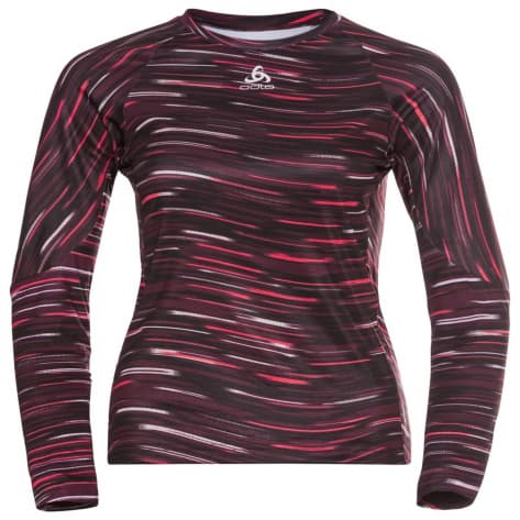 Odlo Damen Langarmshirt ZEROWEIGHT CERAMIWARM 411821-37400 M Winetasting | M