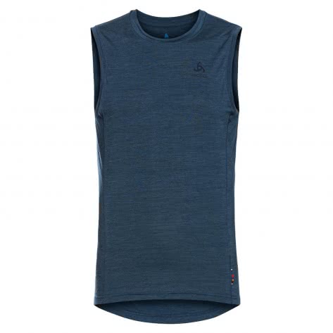 Odlo Herren Top BL Crew Neck Singlet Natural + Light 110652 