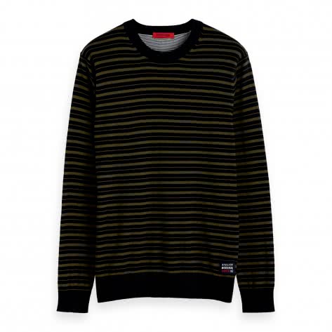 Scotch & Soda Herren Pullover Striped Crewneck Pull 152354-0219 S Combo C | S