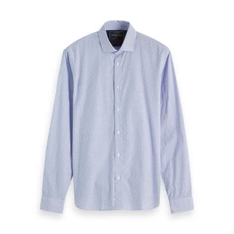 Scotch & Soda Herren Langarmhemd Classic Dress Shirt 152156 