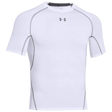 Under Armour Herren Kompressions-Shirt 1257468-100 XL White, Graphite | XL