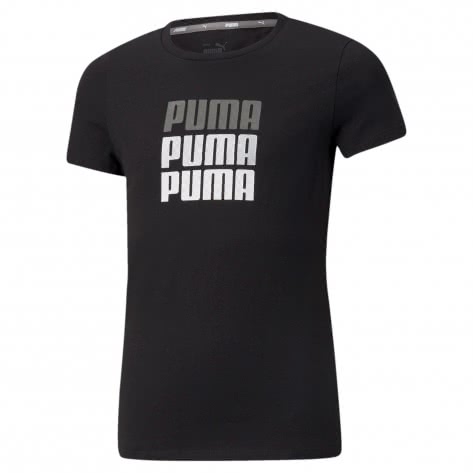 Puma Mädchen T-Shirt Alpha Tee 589228-01 128 Black | 128