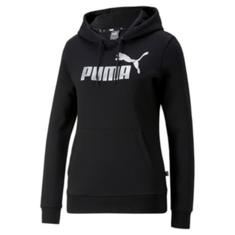 Puma Damen Kapuzenpullover ESS+ Metallic Logo Hoodie 849958-01 XS Puma Black | XS