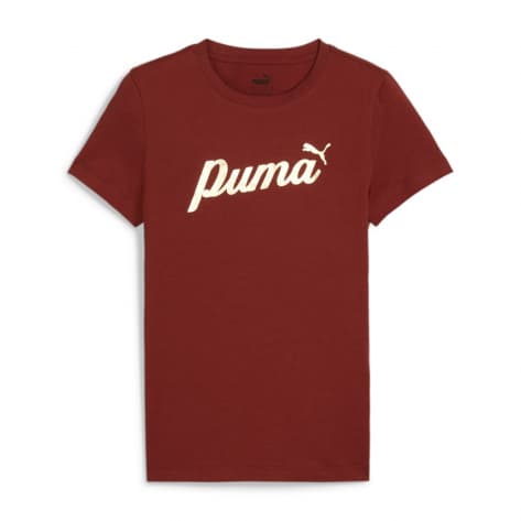 Puma Mädchen T-Shirt ESS SCRIPT Metallic Tee 682778 