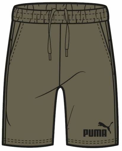 Puma Herren Short ESS Shorts 586710-32 XL Dark Green Moss | XL