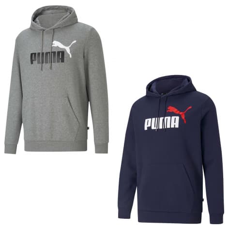 Puma Herren Kapuzenpullover ESS+ 2 Col Big Logo Hoodie TR 586765 