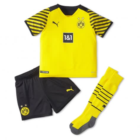 Puma Kinder Borussia Dortmund Home Mini Kit 2021/22 759053 