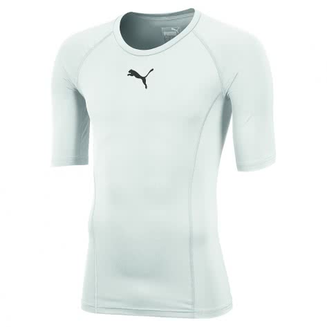 Puma Herren Kompressionsshirt Liga Baselayer Tee SS 655918-04 L Puma White | L