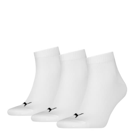 Puma Unisex Sportsocken Quarter Plain 3P 701230337-300 47-49 White | 47-49