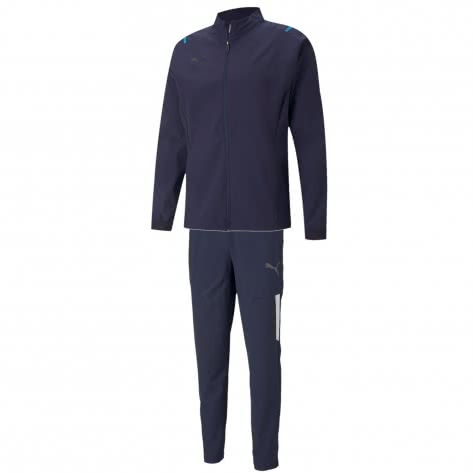 Puma Herren Trainingsanzug teamCUP Sideline 656743+657261-02 S Peacoat-Puma New Navy | S